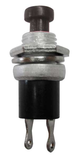 Pulsante N.A. Sald. 1A-125V Nero NAP/44N-I