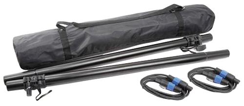 Kit 2 aste per diffusori, colore nero , Mod. LST06