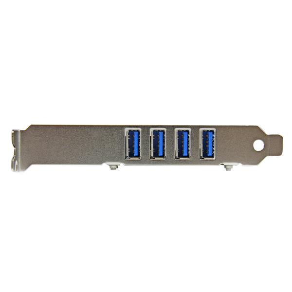 Startech.com PEXUSB3S4V Adattatore scheda controller PCI Express PCIe SuperSpeed USB 3.0 (5Gbps) a 4 porte con UASP - Alimentazione SATA (PEXUSB3S4V)