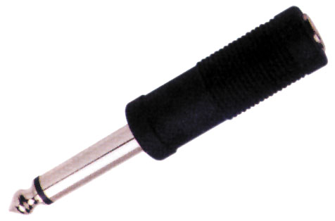 Adattatore spina mono 6,3 mm - presa stereo 6,4mm CT1215B