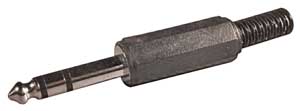 Spina Volante Stereo 6,35 Con Guidacavo SP/541-C