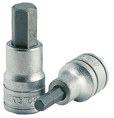 Chiave a brugola S2 6mm con attacco da 1/2, lunghezza standard