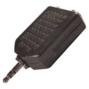 Adattatore Spina Stereo 3,5-2 Presa Stereo 6,35 AD/672-C