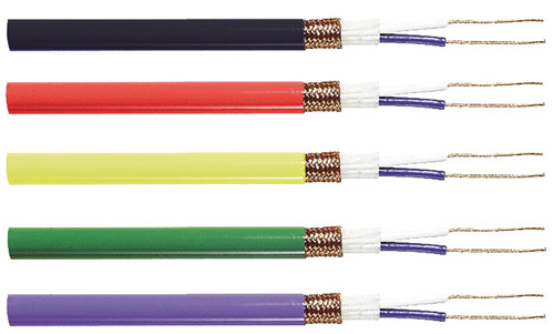 Cavo microfonico 2 fili 2 x 025 giallo MKC MKC208G