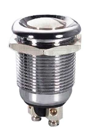 Pulsante Metalic Anti-Vandalo Piatto P/2803-C