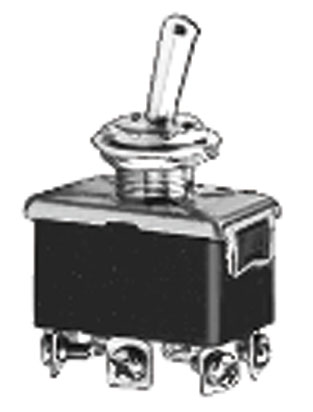 Deviatore a leva bipolare on-off-on 10a-250v KN3C-203A