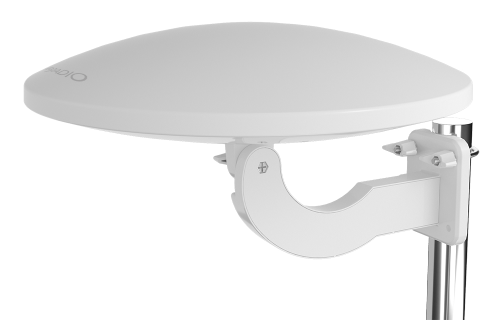 IR-Digital  OMNI 1 Antenna DVB-T2 omnidirezionale da esterno amplificata, colore bianco