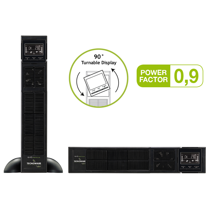 UPS EVO DSP PLUS 1200 Rack/Tower IEC Togheter ON