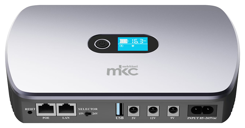 MK-8800 MINI DC UPS  8800Mah 5V-9V-12V LAN