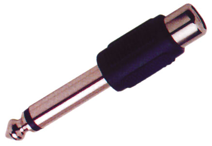 Adattatore spina mono 6,3 mm - presa rca FR1316