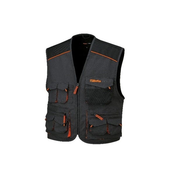 GILET EASY TWILL 180GR GREY TG.M BETA 7867E M
