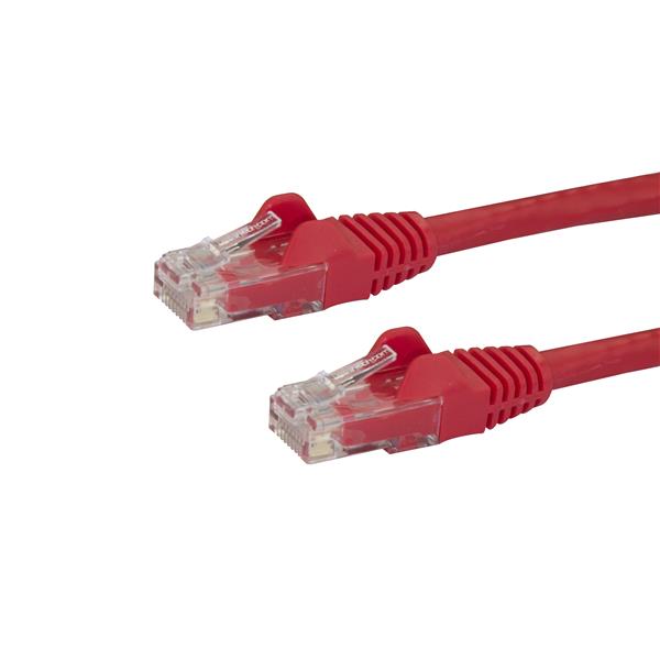 Startech.com N6PATC50CMRD Cavo di Rete Rosso da 0,5m Cat6 UTP Ethernet Gigabit RJ45 Antigroviglio - 50cm