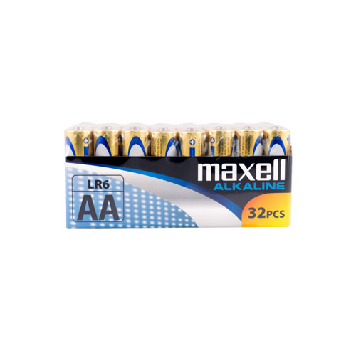 Batteria AA MAXELL alkalina 32 pc.shrink LR06