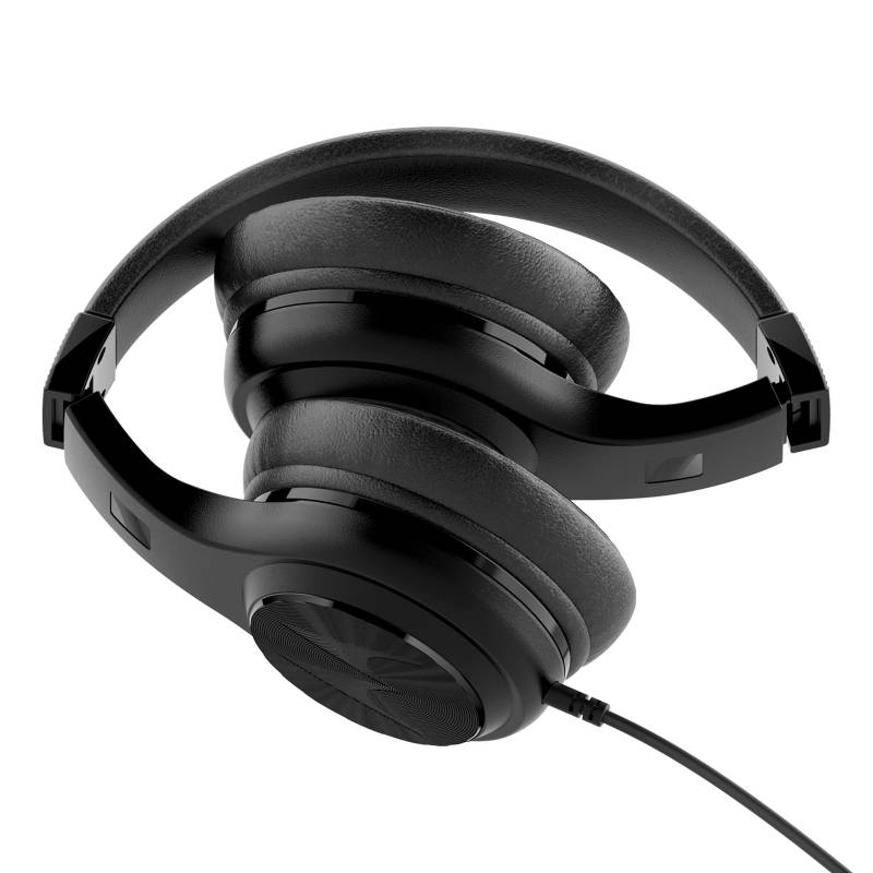 Cuffia stereo a filo Mod. Pulse 120 nera