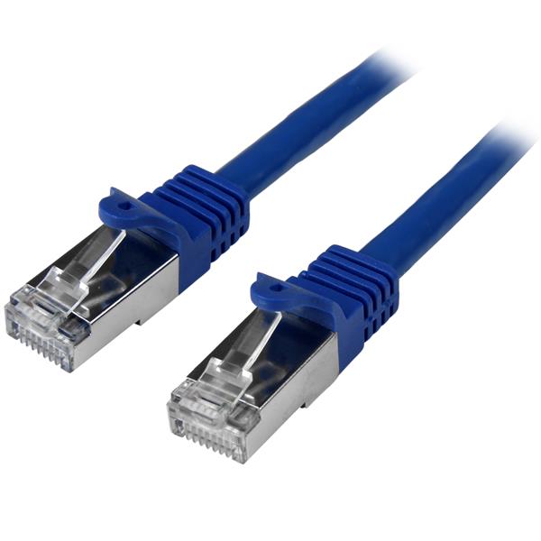 Startech.com N6SPAT1MBL Cavo di rete Cat6 Ethernet Gigabit - Cavo Patch RJ45 SFTP da 1m - Blu