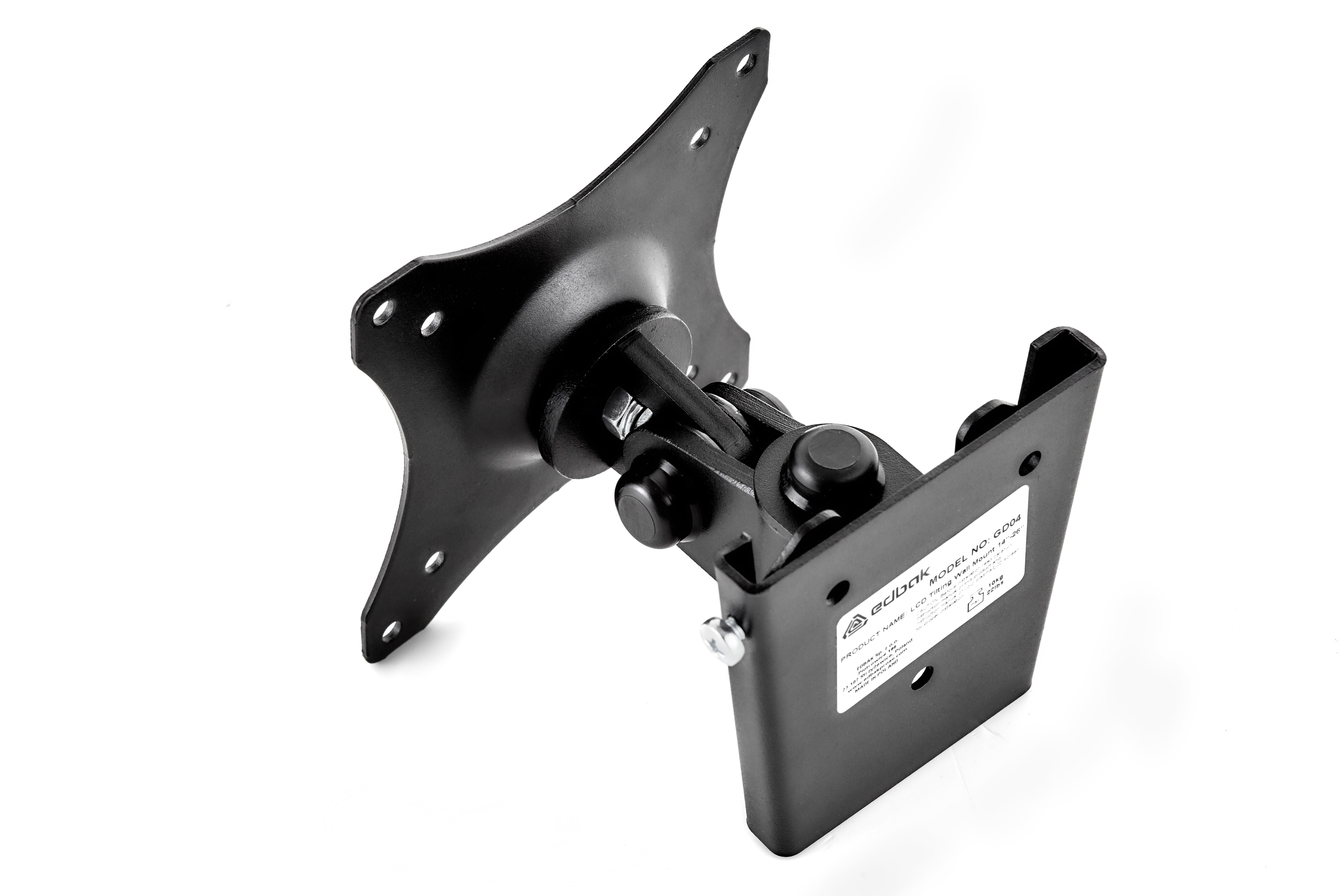 GD18c-B - Supporto a parete con braccio orientabile per schermi da 10-29".