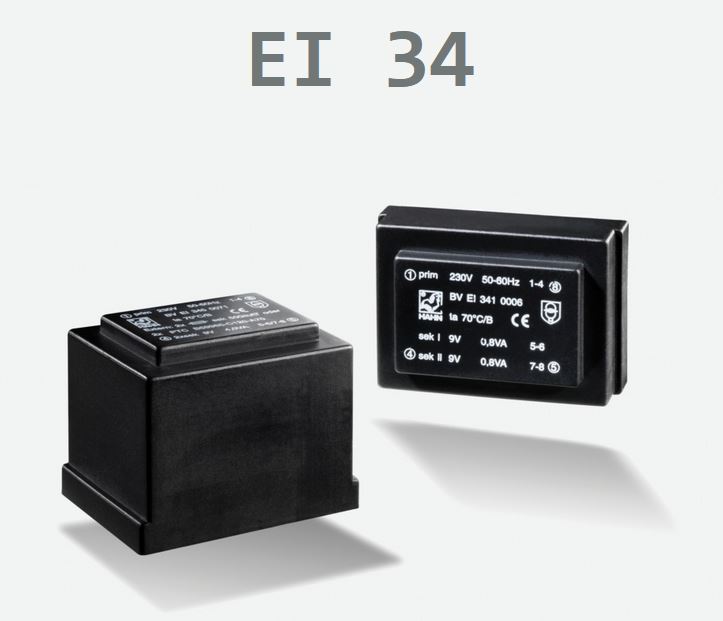 TRASFORM. BVEI3440056 TRAFO P: 230V S:2x7,5V/5,0VA