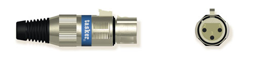 Presa Tasker SPF3XLR M NERO