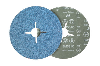 Disco 3M in fibra zirconio 115mmx22mm, P036, 581C