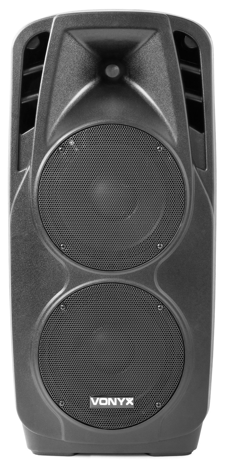 Diffusore portatile da 1000W 2x 10" con 2 radiocomandi UHF mod. SPX-PA9210