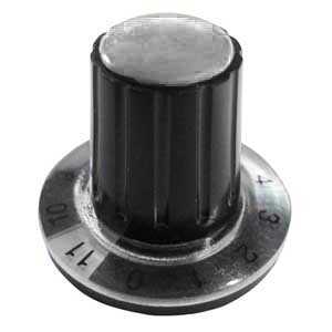 Manopola A Mandrino 26x21 Ø6 Grigia MA/1141GR