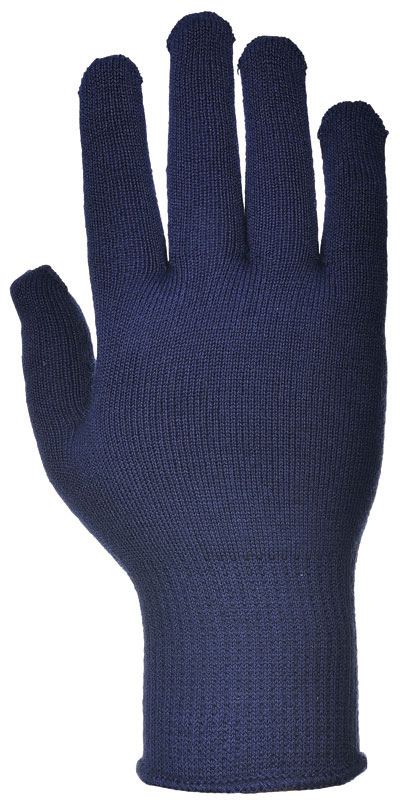 Guanto navy in maglia Thermolite, taglia 10/XL
