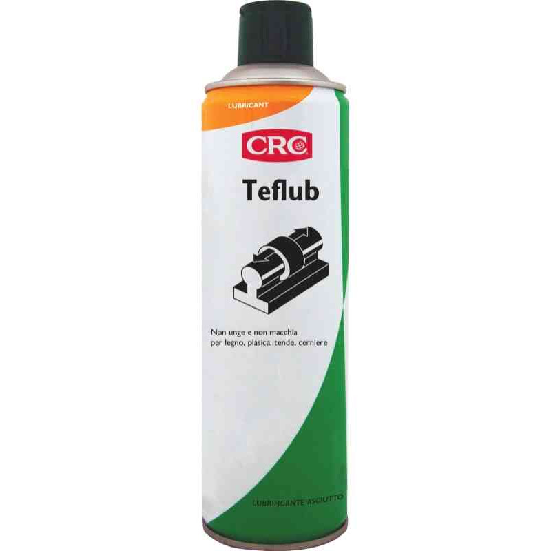 Teflub Lubrificante Asciutto Al PTFE Idrorepellente Aerosol 500mL C2003 CRC