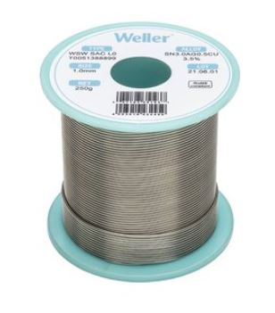 WSW SAC L0 Filo saldante, Ø 1,0 mm, 250 gr. T0051388899 - Weller