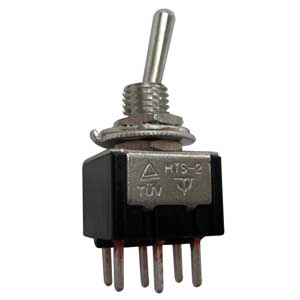 Deviatore Bipolare M.I.N. Circuito Stampato On-On 3A 250V DEDM/128-I