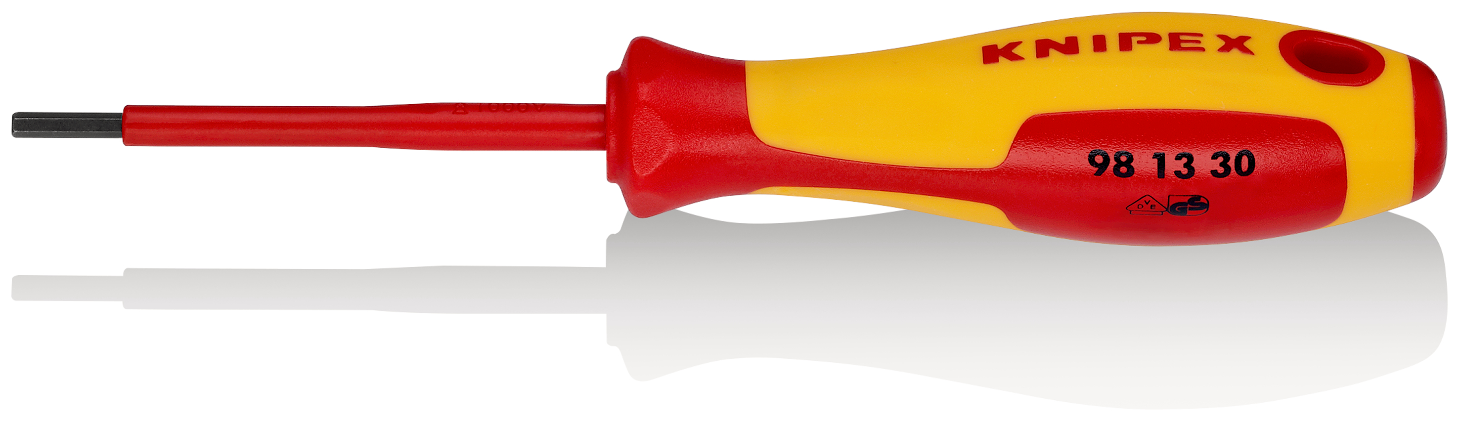 Giraviti per viti con esagono incassato 98 13 30, isolamento a 1000V