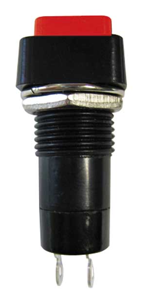 Pulsante N.A. Sald. 3A-125V Rosso NAP/47R-C