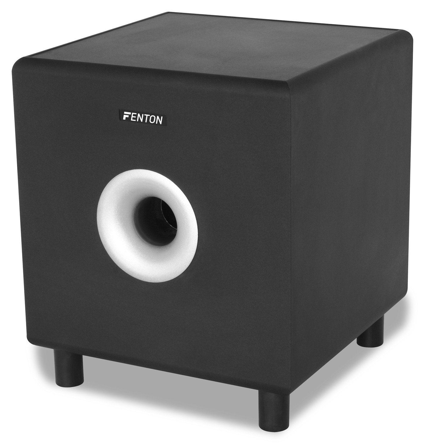 Diffusore subwoofer attivo da 200W, Woofer da 8", colore nero, Mod. SHFS08B