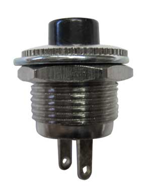 Pulsante N.A. Sald. 1A-125V Nero NAP/55N-C