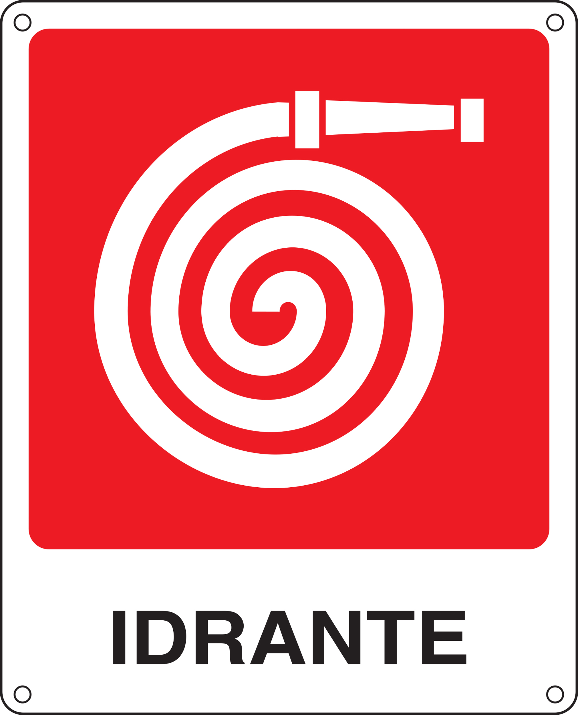 Cartello IDRANTE 20117X