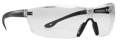 Occhiali di sicurezza, trasparenti, astine nere, Tactile T2400