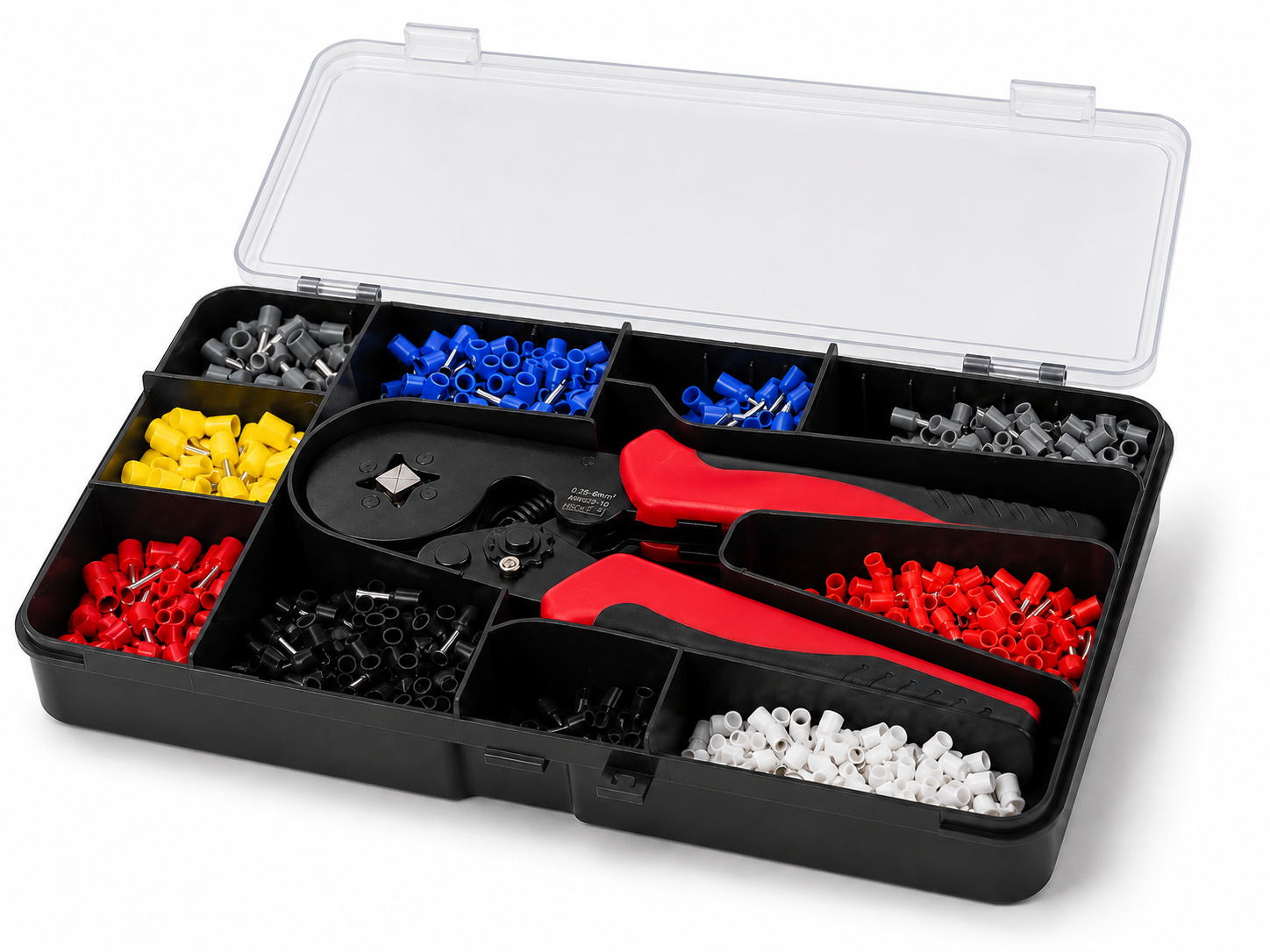Kit Pinza Crimpatrice 1200 Capicorda pre-isolati a puntale