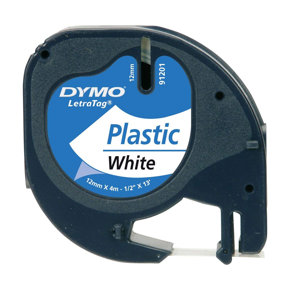 Nastro LT in plastica - 12 mm x 4 m Bianco