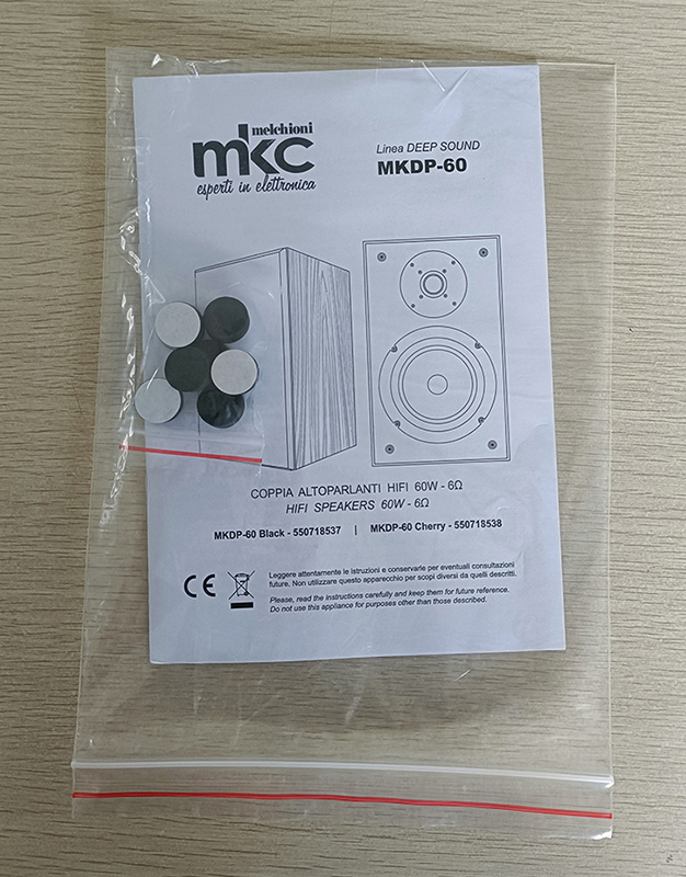 Diffusori coppia passivi  2 vie 60W 6"  6Ohm neri MKDP-60 Black