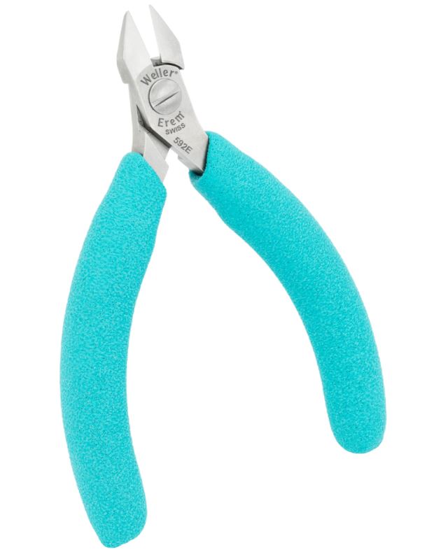 Tronchese con taglio laterale, testa arrotondata alleggerita 592E Weller