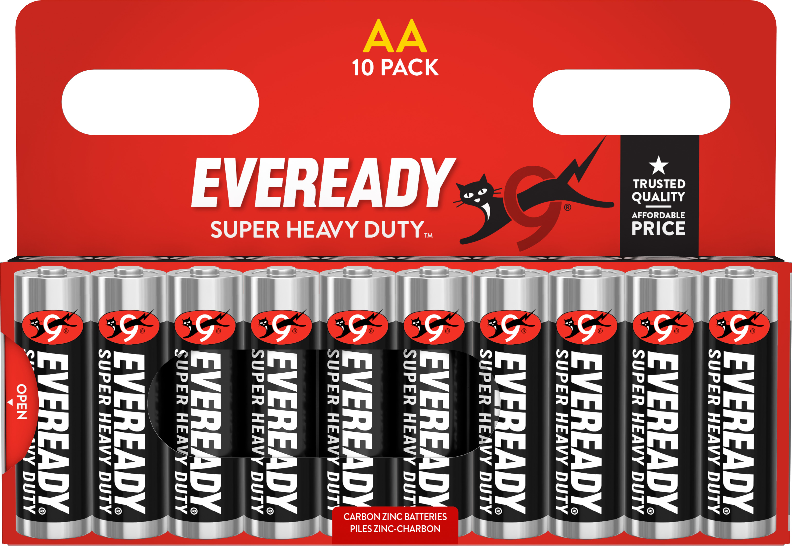 Eveready Super Heavy Duty AA blister da 10