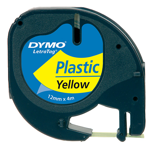 Nastro LT in plastica - 12 mm x 4 m Giallo