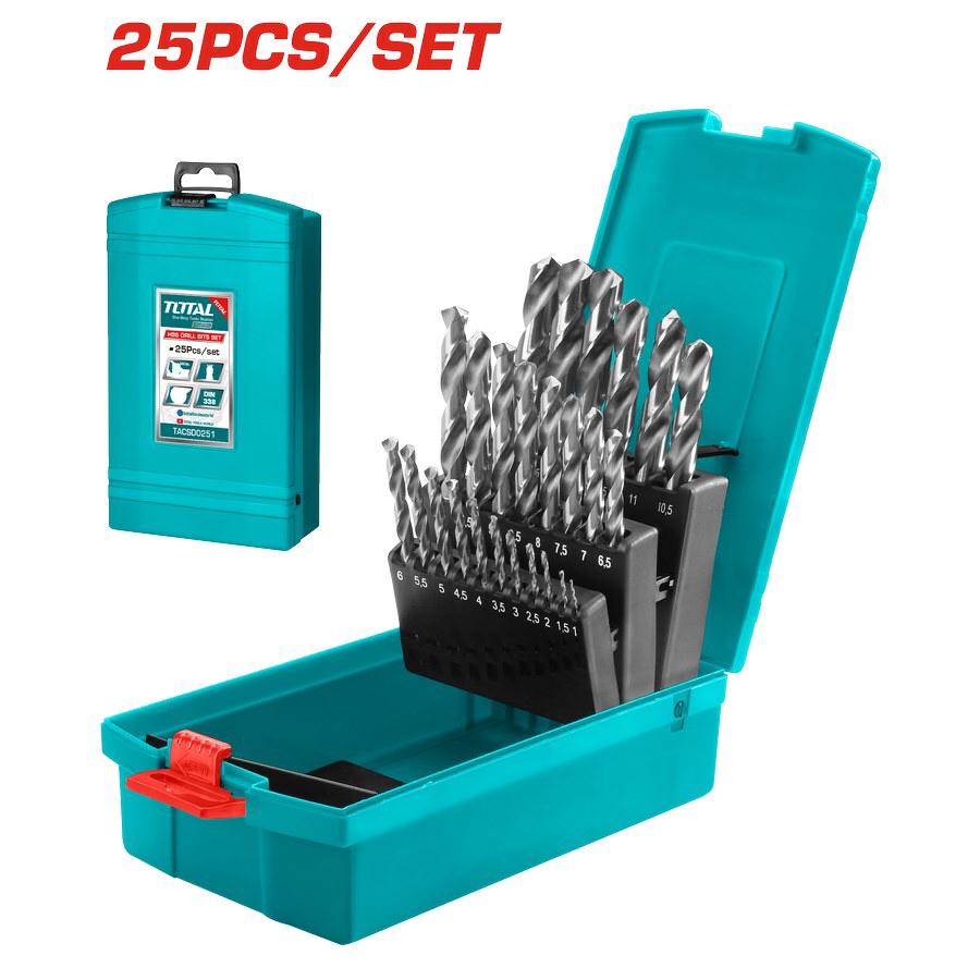 Set 25 Punte HSS M2 - Metallo - Industrial TACSD0251