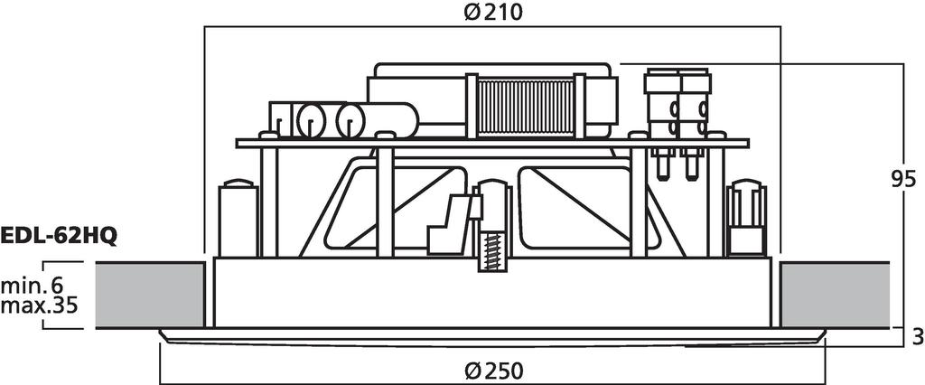 EDL-62HQ - Altoparlante PA