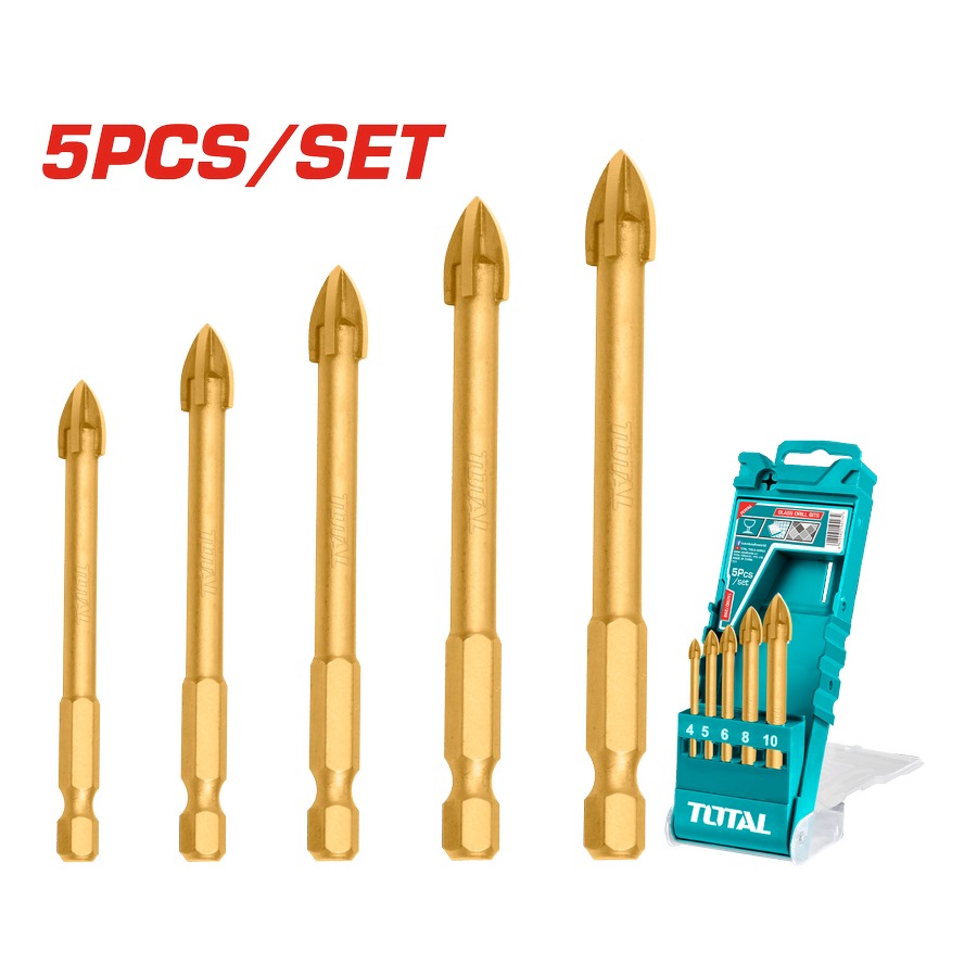Set 5 Punte per Vetro - Industrial TACSD7256