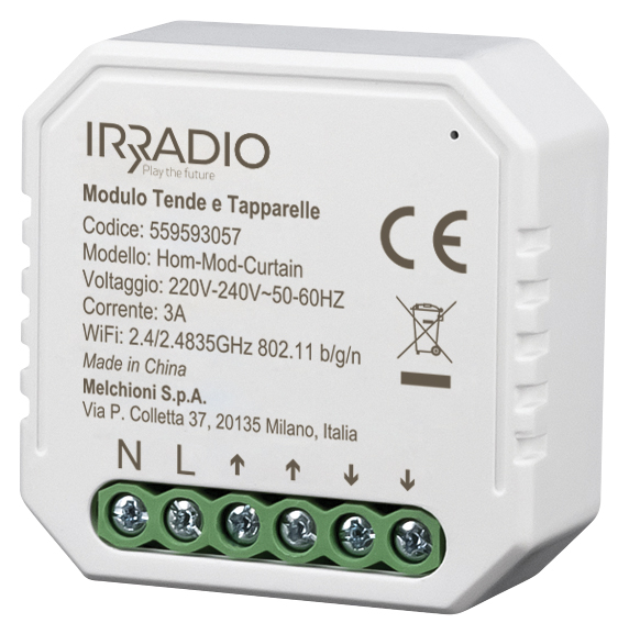 Modulo switch tapparelle-Tende -3A  WiFi Hom-Mod-Curtain