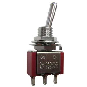 Deviatore Unipolare Min.On-On 1,5A 250V DEM/123CK-I