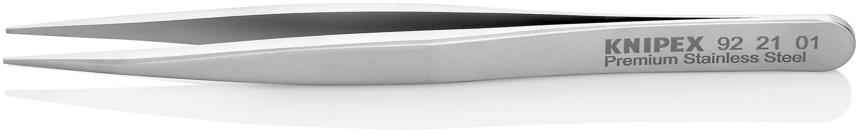 Pinzetta di precisione acciaio inox 92 21 01, isolamento a 1000V