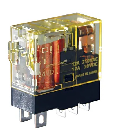 Rele Slim Spdt 12A Con Led 12Vdc Rj1S-Cl-D12 Idec