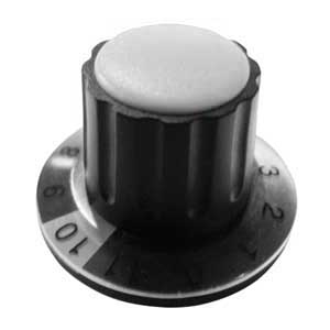 Manopola A Mandrino 36x22 Ø6 Grigia MA/1146GR