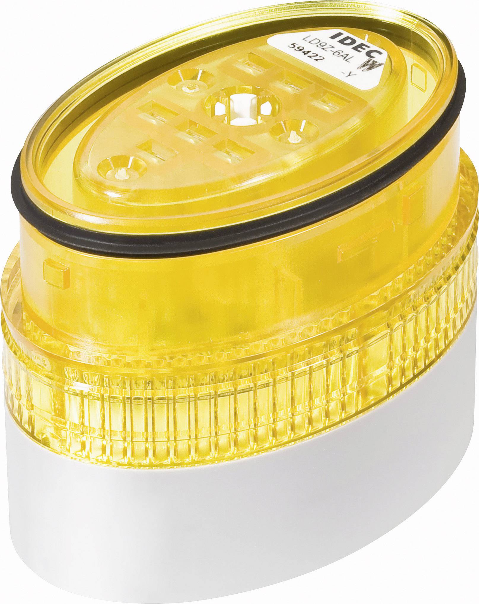 LD6A Amber LED-LENS Gray Base